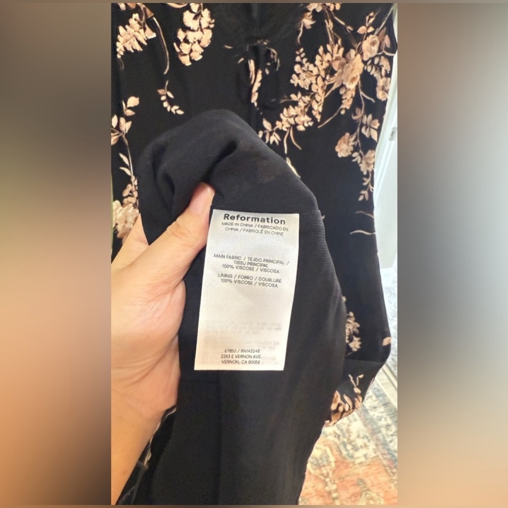 Reformation Tiffie Midi Dress, brand new, never worn, no flaws. - Picture 13 of 14